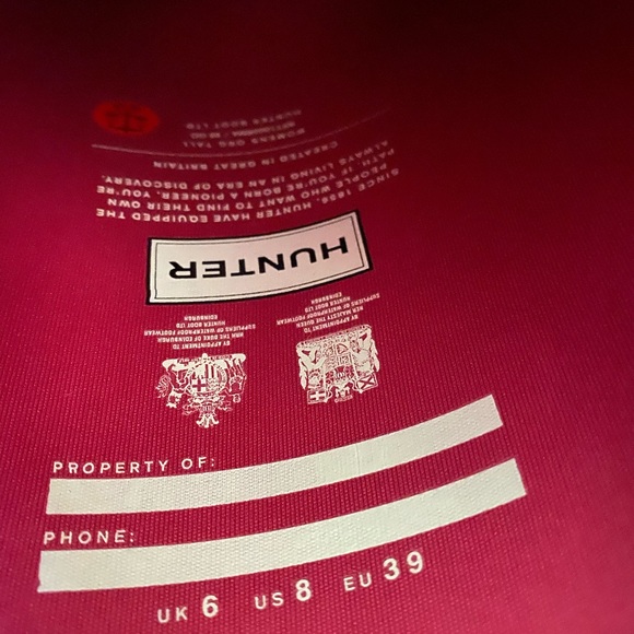 Hunter rain boots - Picture 4 of 4